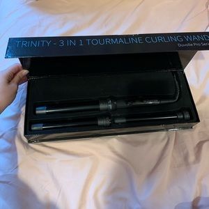 Duvolle Trinity 3 in 1 Barrel Curling Wand Set